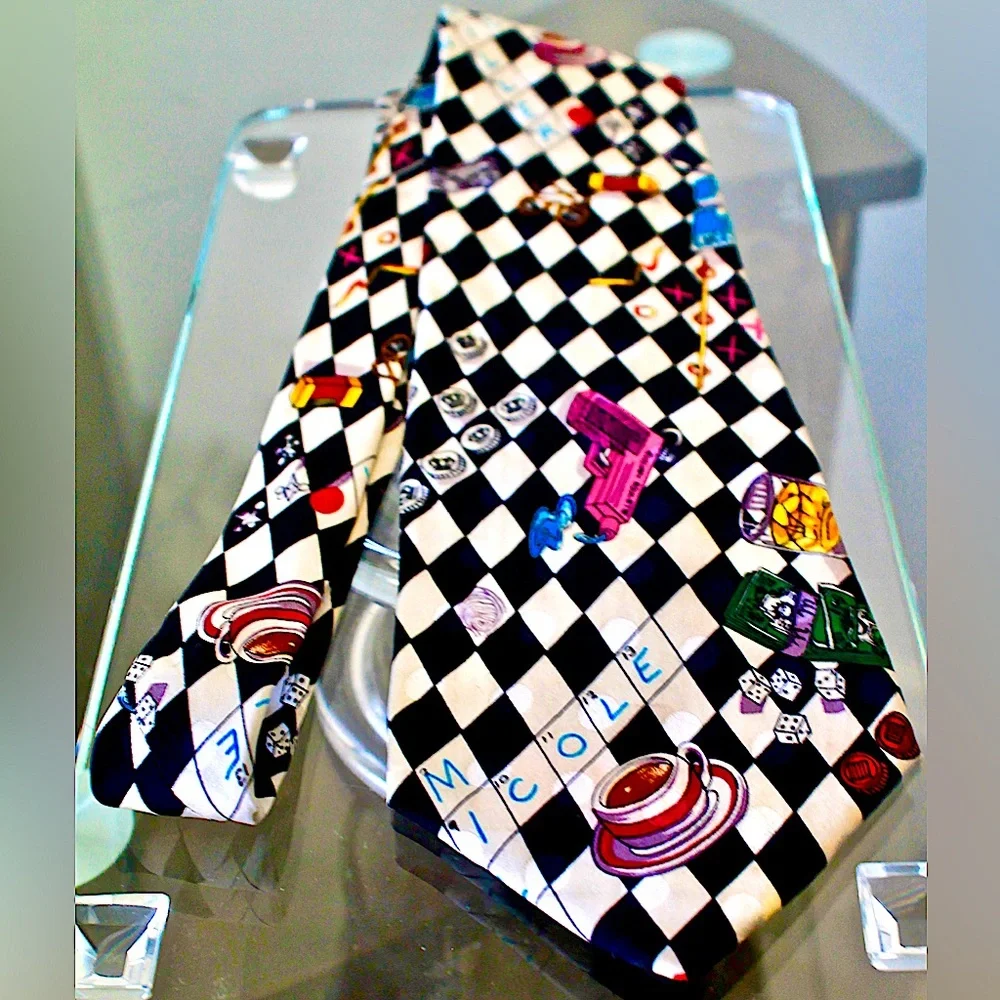 NICOLE MILLER MENS TIE 1991 VINTAGE 